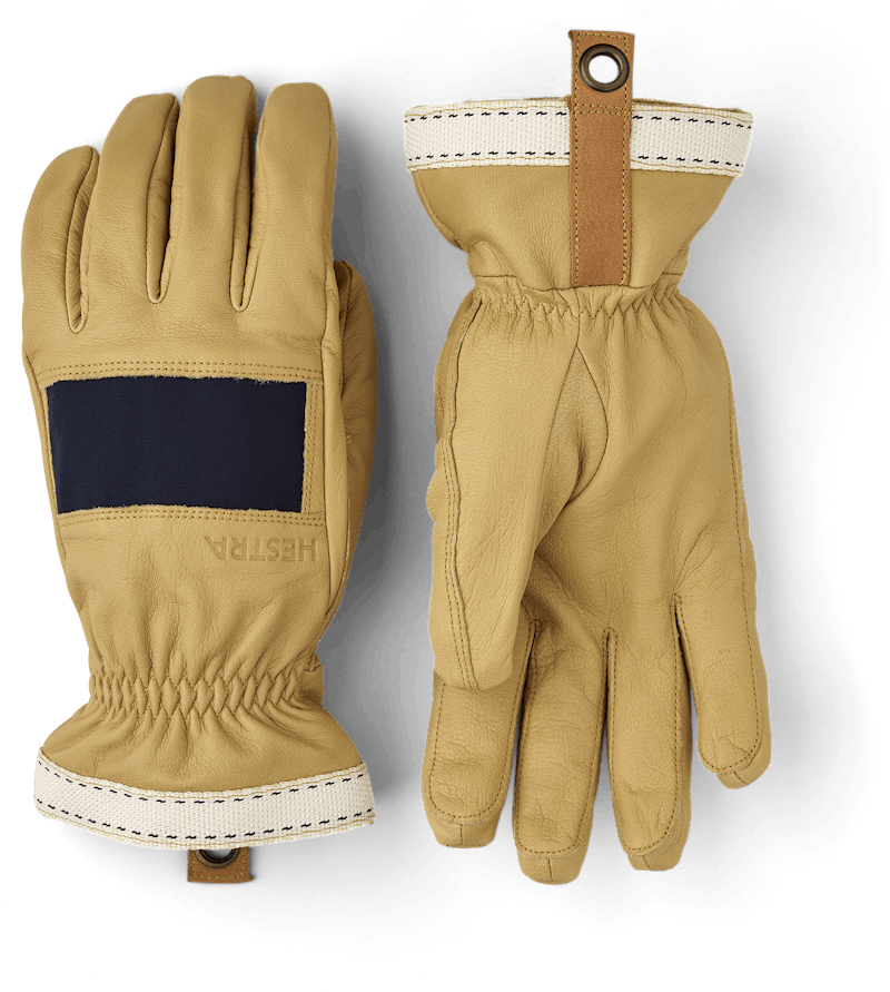 Yellow goat leather outdoor glove  (1 of 7)