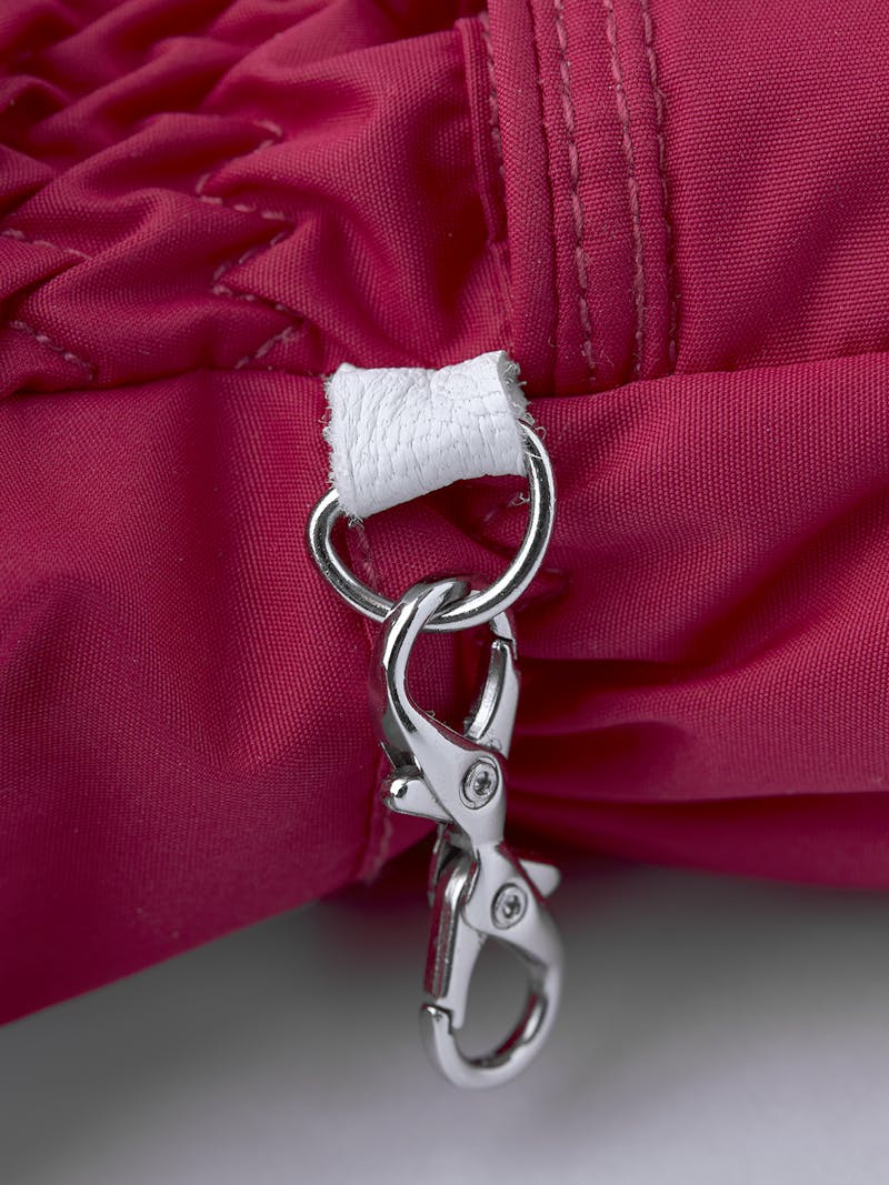 Primaloft Leather Female Mitt in the color Orchid & white (5 of 5)