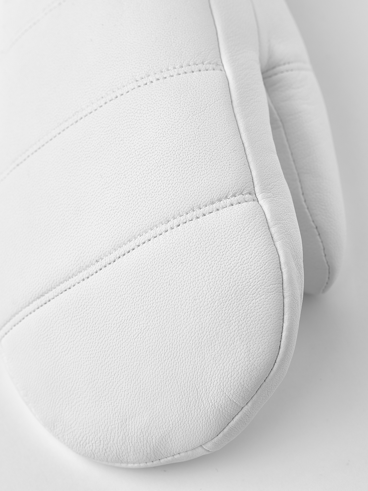 Alpine Leather Primaloft Mitt - White Mitt | Hestra Gloves