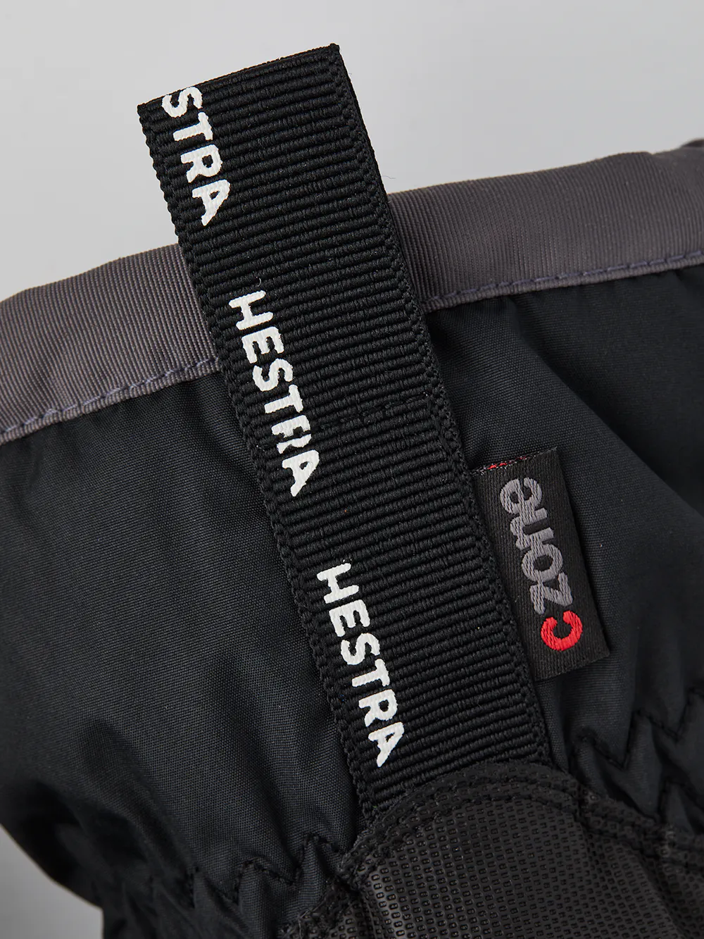 Black mitten with black synthetic palm and wrist adjustment  (2 of 6)