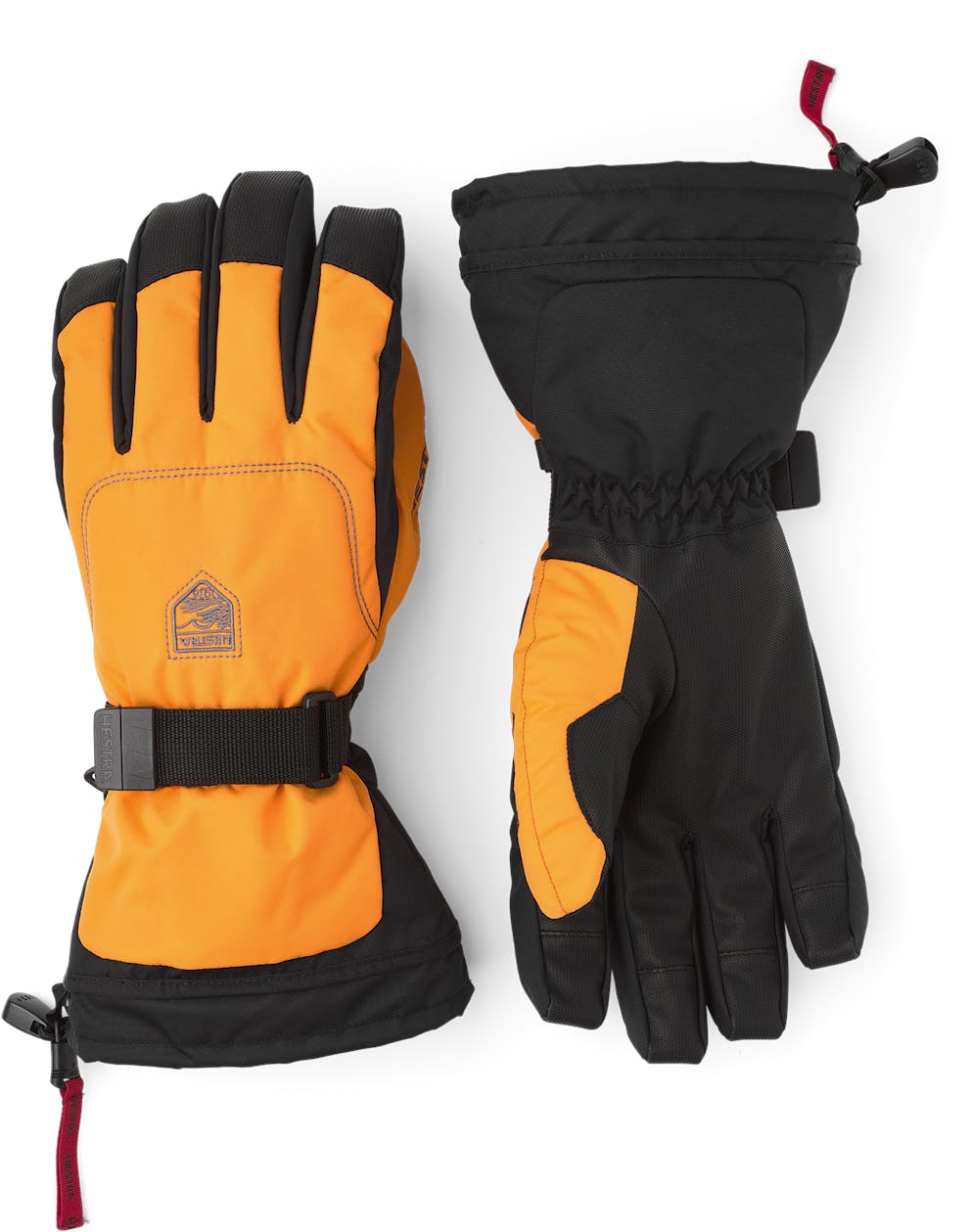 Publiciteit Gebeurt bagageruimte Gauntlet Sr. 5-finger - Orange | Hestra Gloves