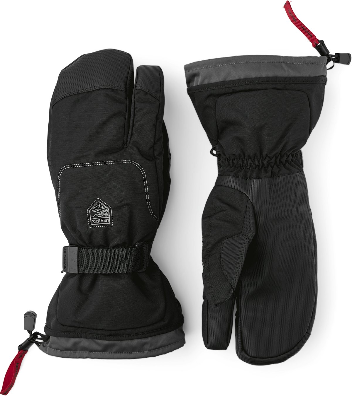 Gauntlet Sr. 3-finger - Black Gloves