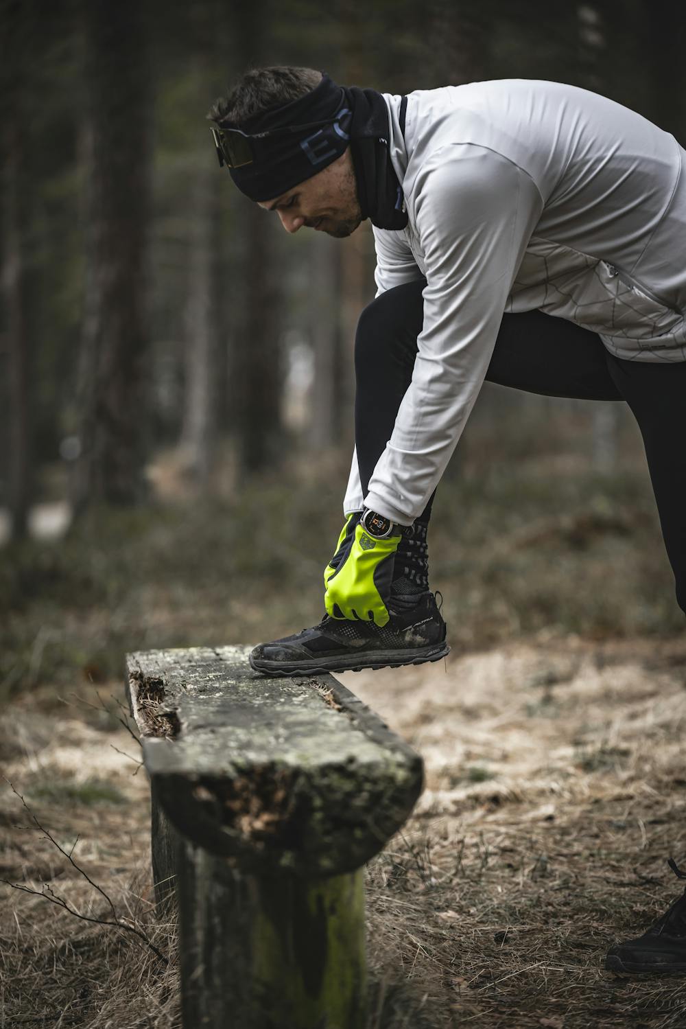 Hi-vis yellow fabric outdoor glove (6 of 8)