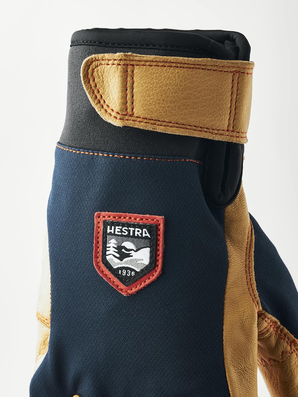 Ergo Grip Active 5-finger i färgen Marin & naturbrun (5 av 5)