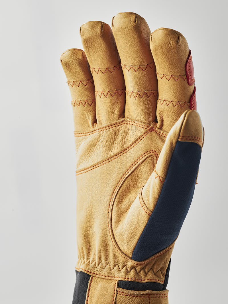 Ergo Grip Active 5-finger i färgen Marin & naturbrun (3 av 6)