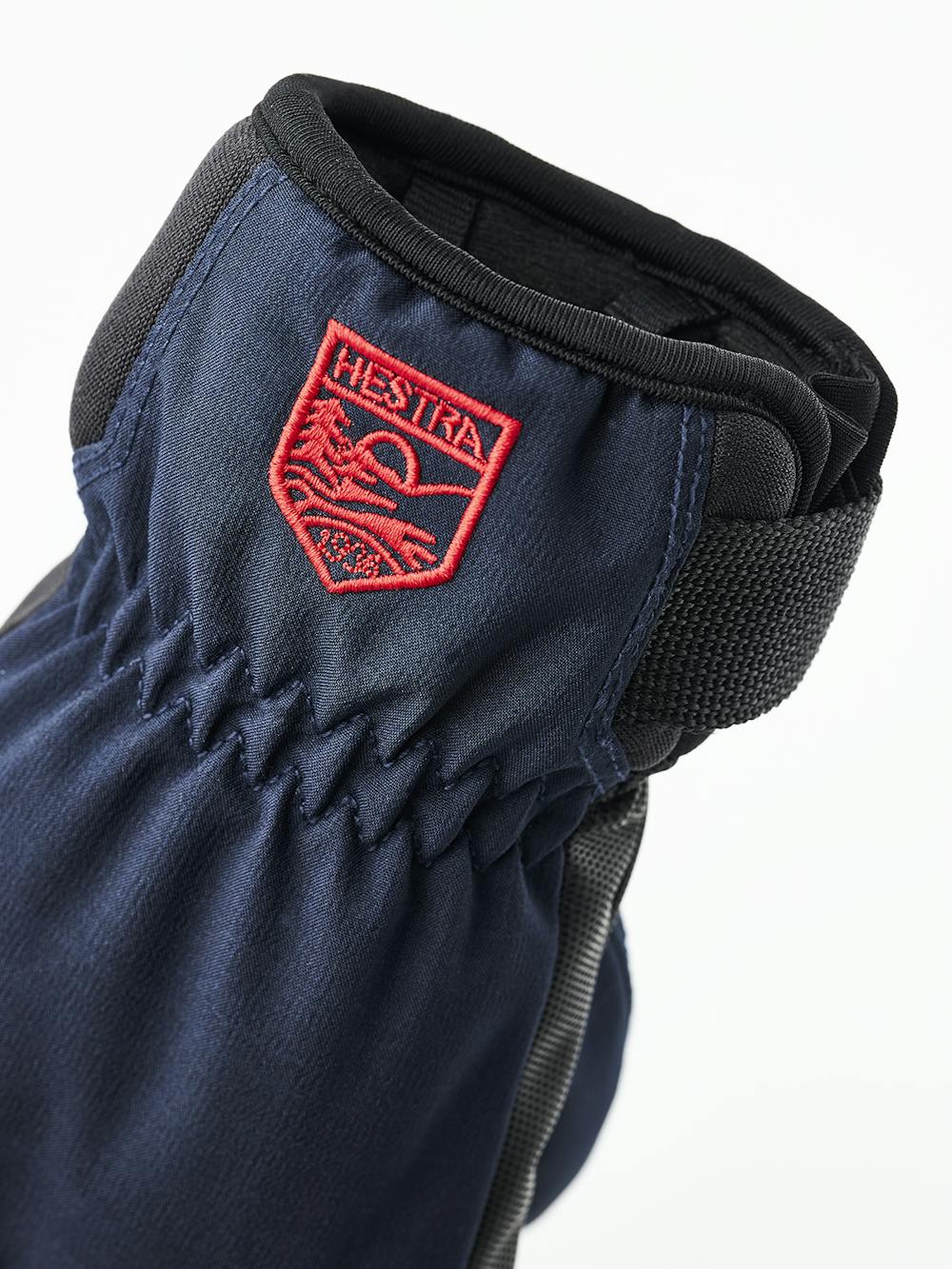 Dark blue fabric children’s glove with black palm (4 of 6)