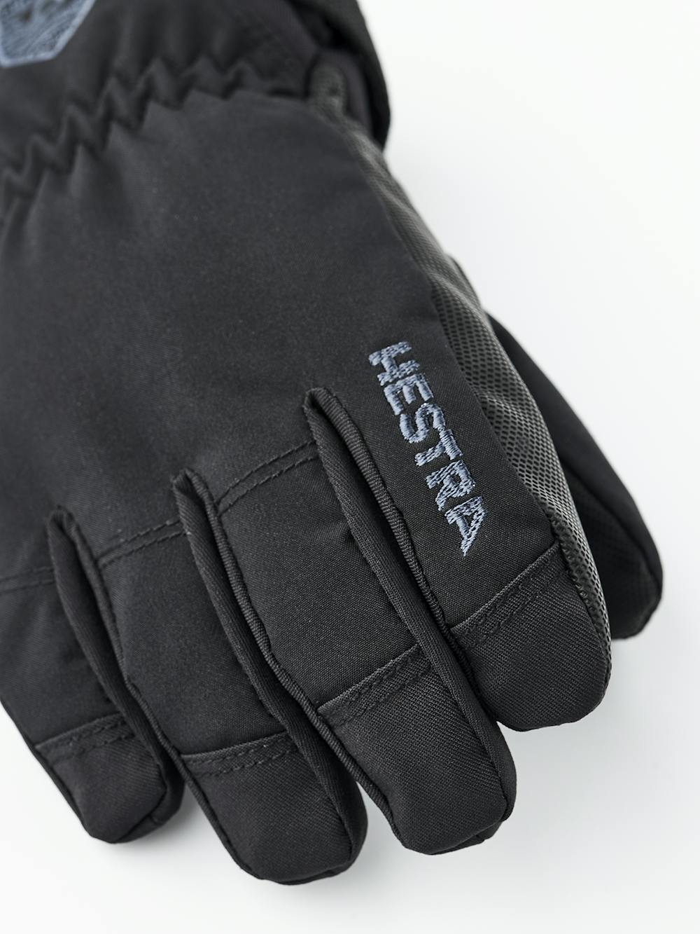 Black fabric children’s glove with black palm (3 of 7)