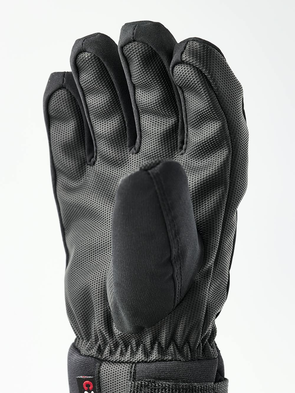 Black fabric children’s glove with black palm (2 of 7)