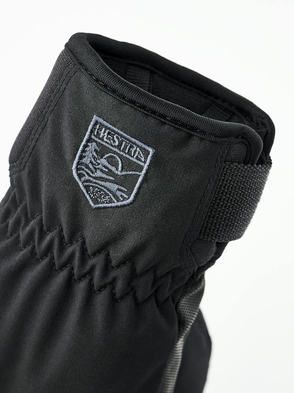 Black fabric children’s glove with black palm (4 of 7)