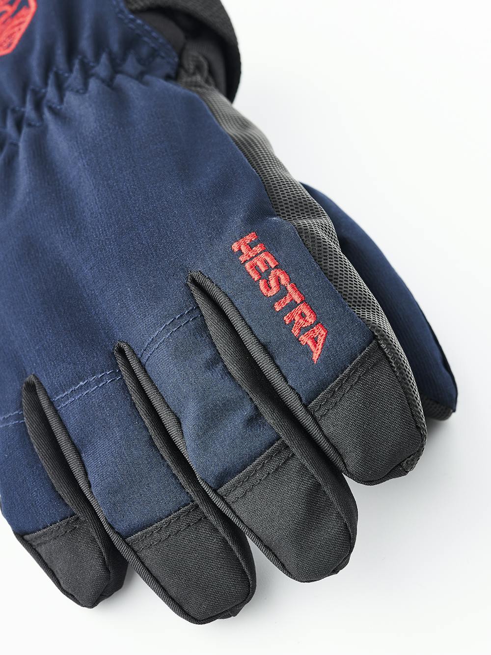 Dark blue fabric children’s glove with black palm (3 of 6)