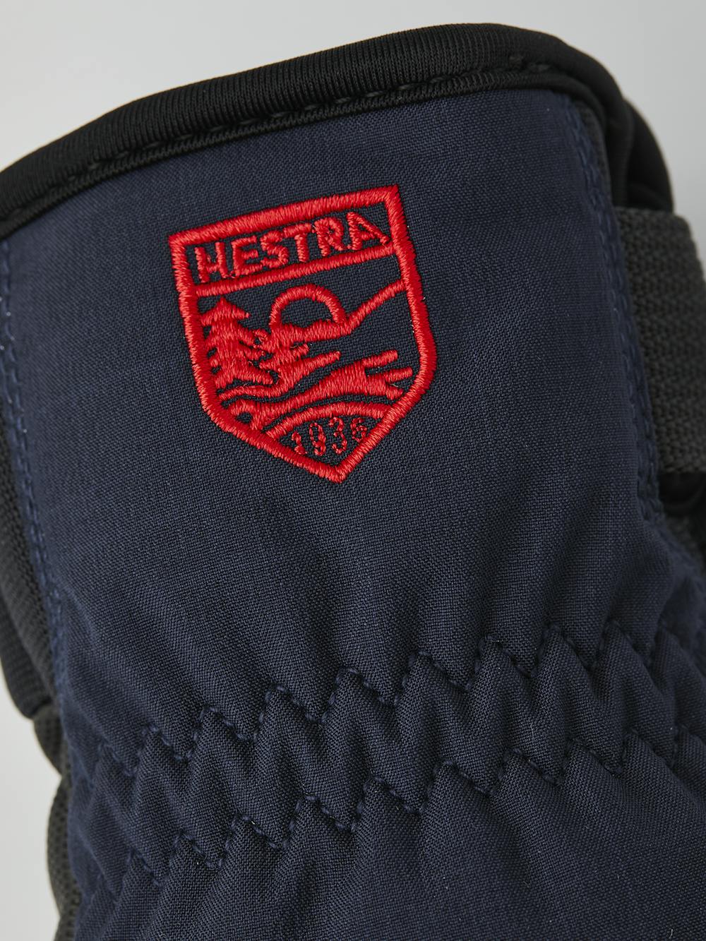 Dark blue fabric mitten with black palm (4 of 7)