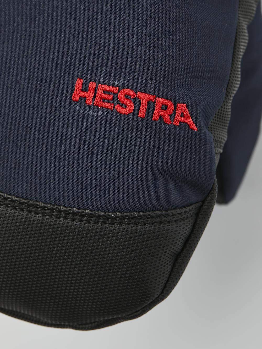 Dark blue fabric mitten with black palm (3 of 7)