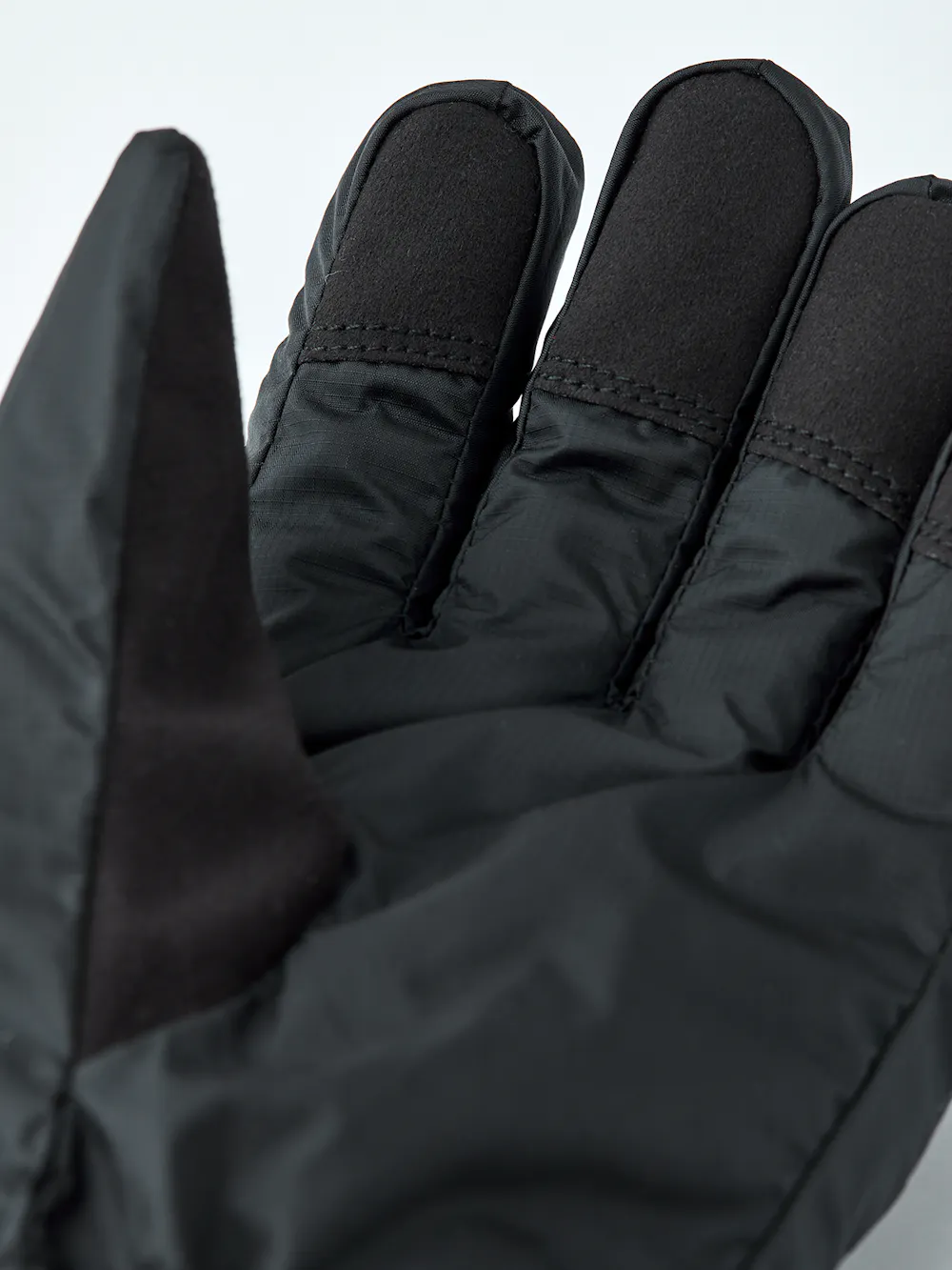 Black fabric inner glove with synthetic suede fingertips (5 of 5)