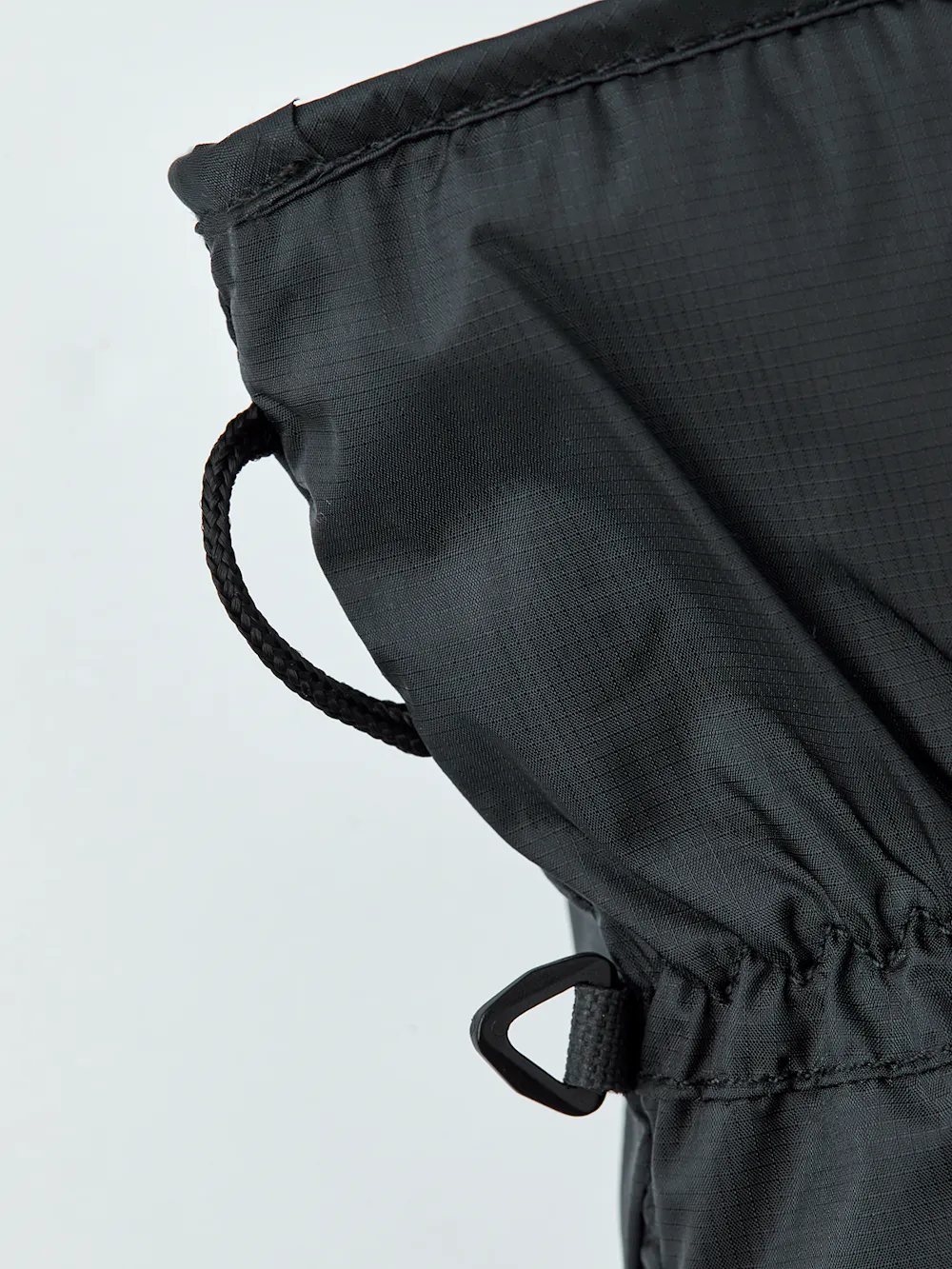 Black fabric inner glove with synthetic suede fingertips (4 of 5)