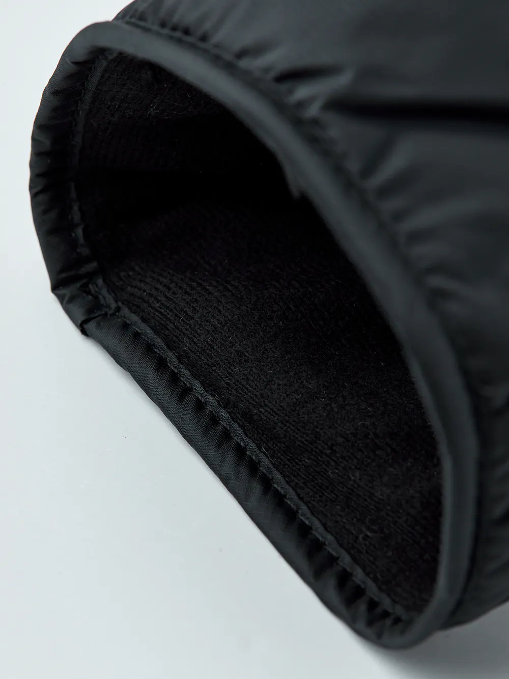 Black fabric inner glove with synthetic suede fingertips (2 of 5)