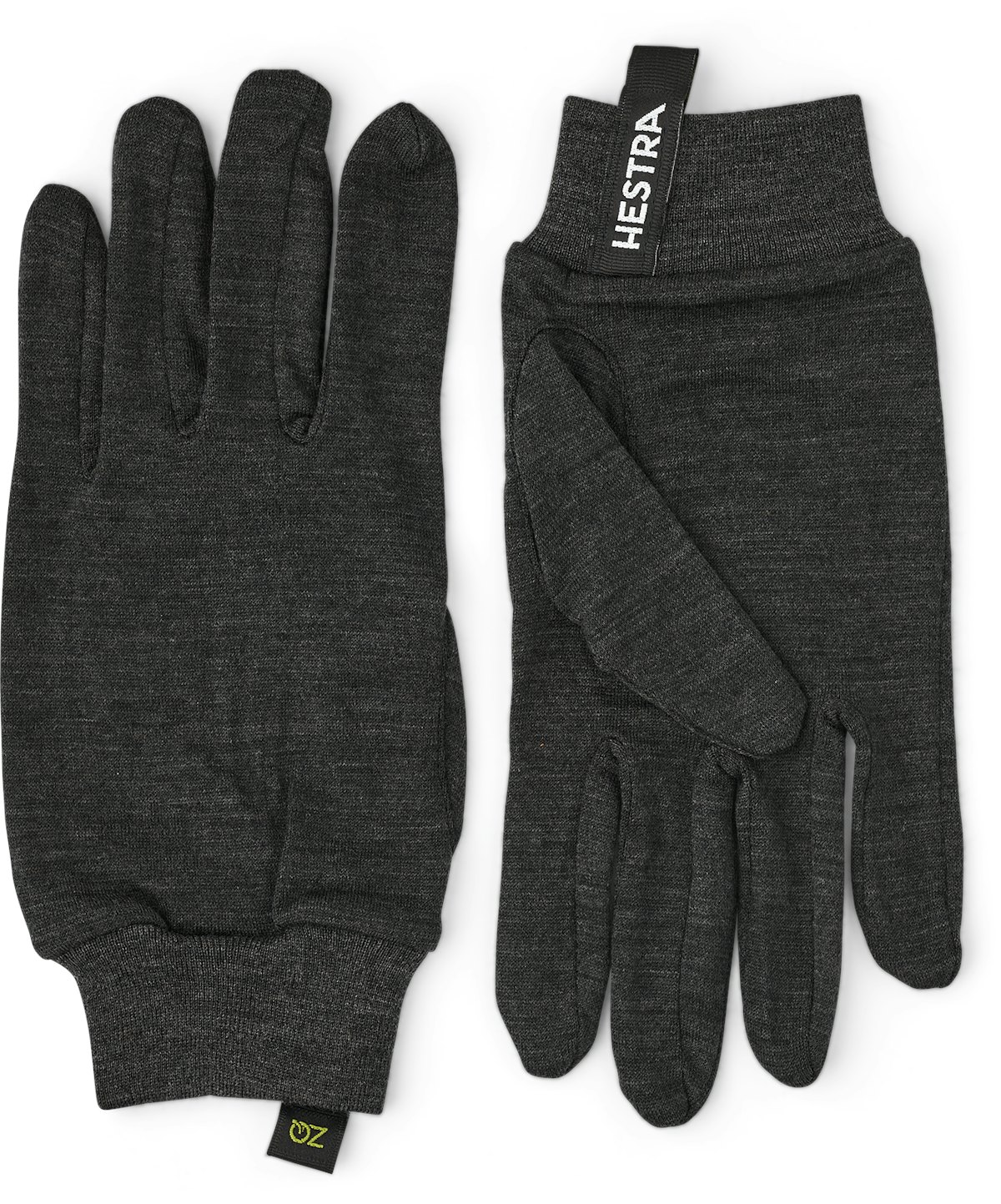 Merino Wool Liner Active - Charcoal Hestra Gloves