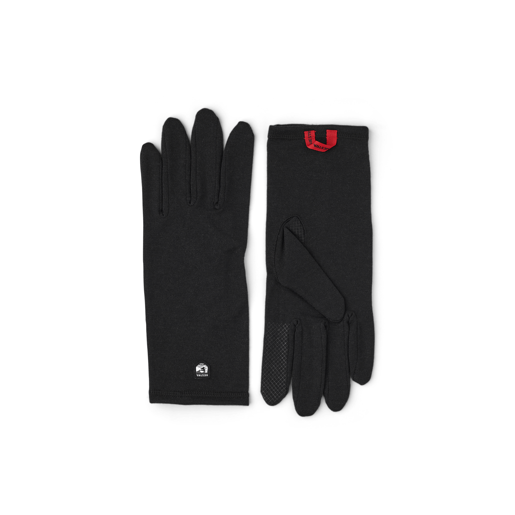 Black merino wool inner glove with touch function  (1 of 4)