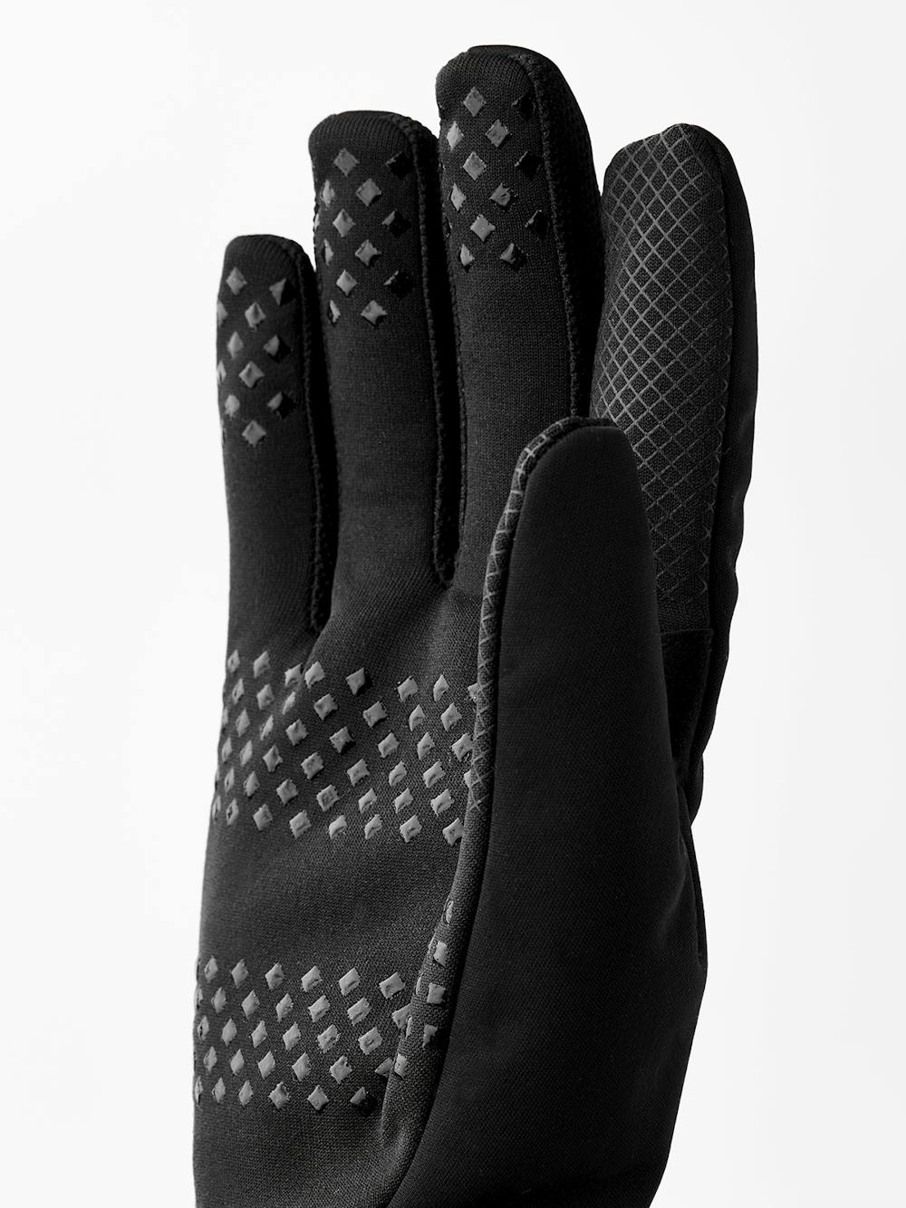 Black windproof inner glove with touch function (5 of 7)