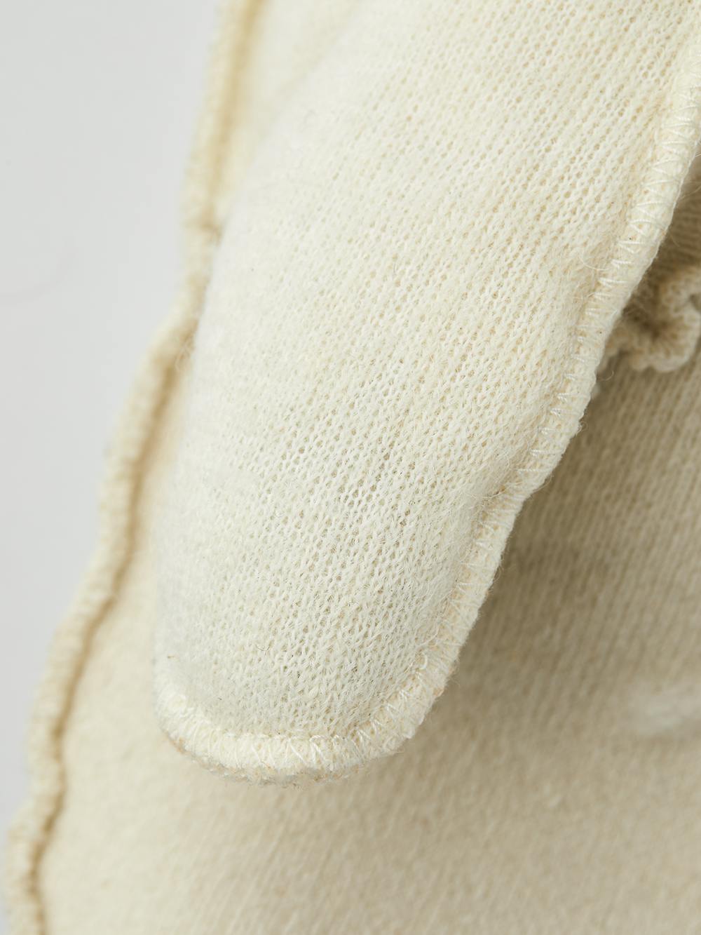 White machine-sewn liner mitten (3 of 3)