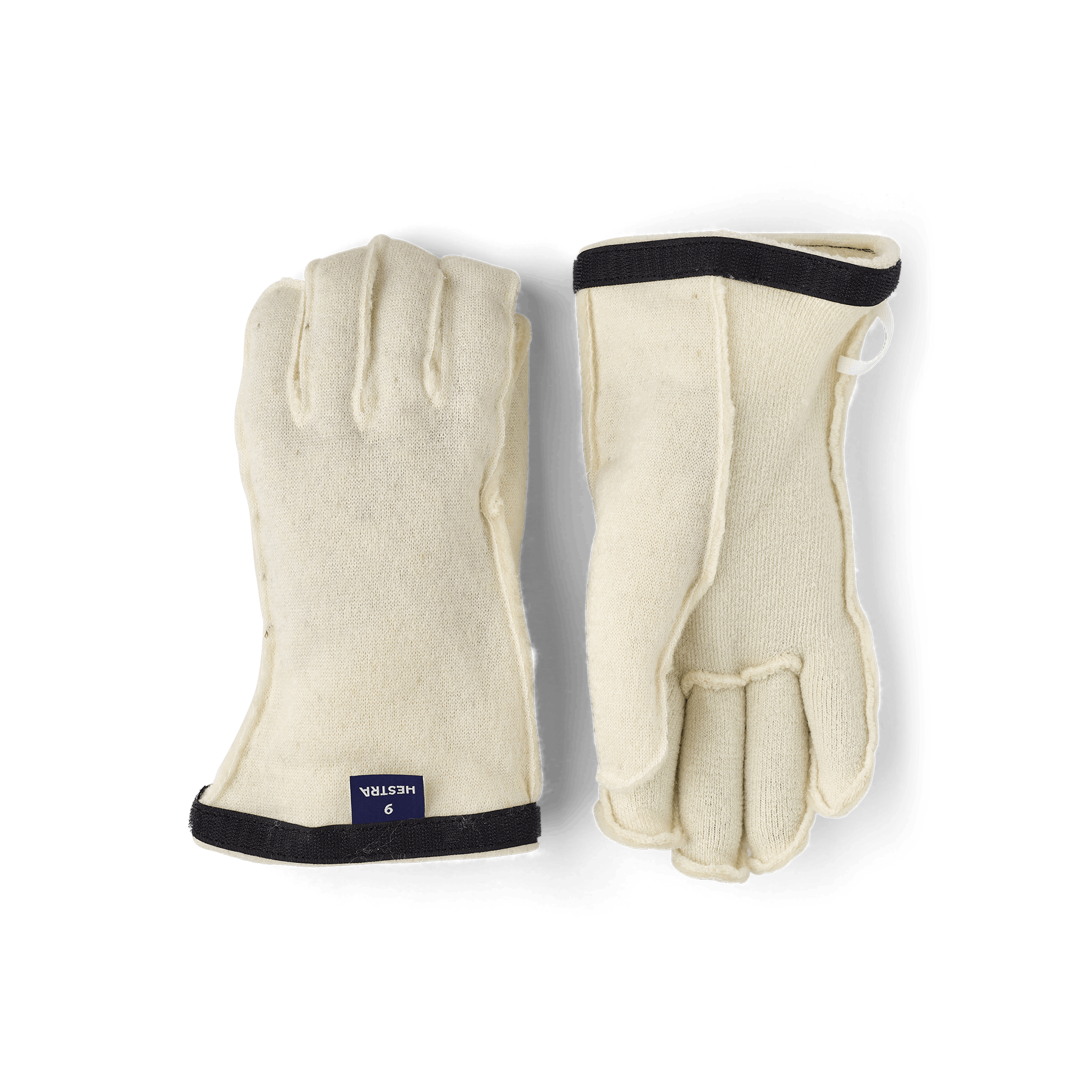 White machine-sewn liner glove (1 of 3)