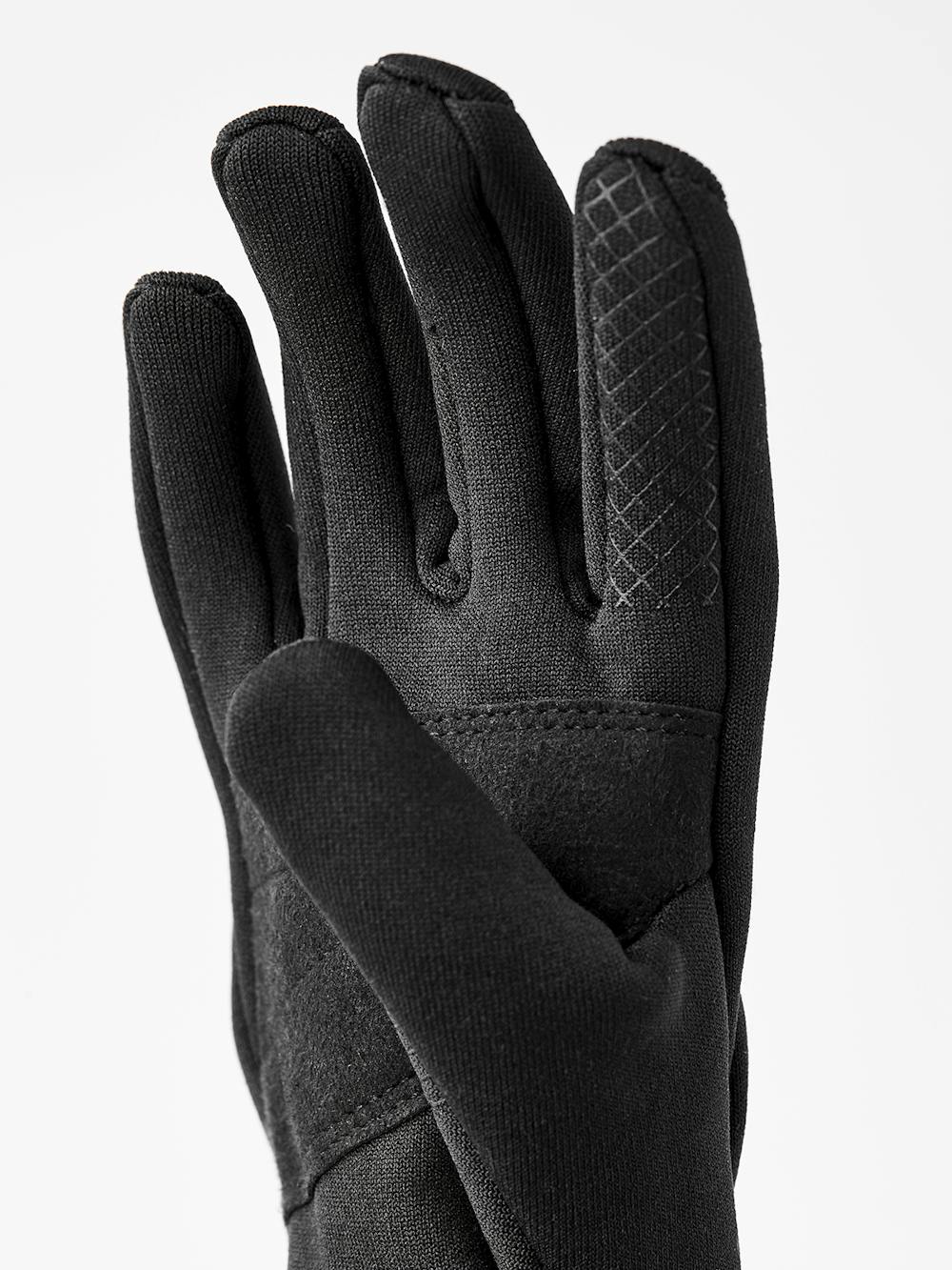 Black fleece inner glove with touch function (2 of 5)