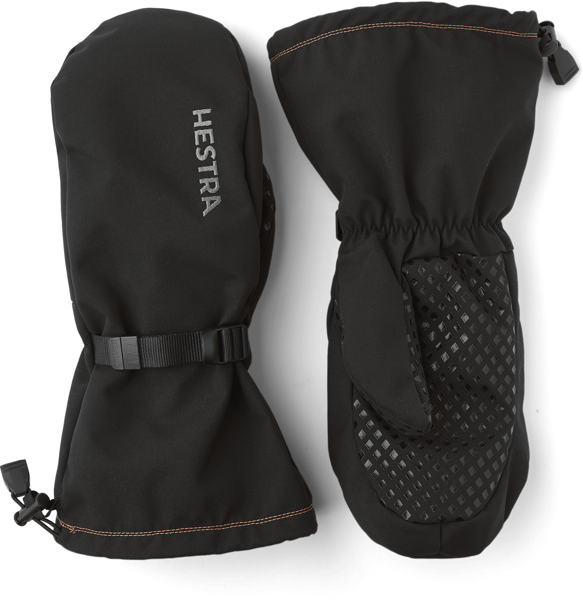 Svart skalhandske i tyg och handledsjustering
(1 av 6)