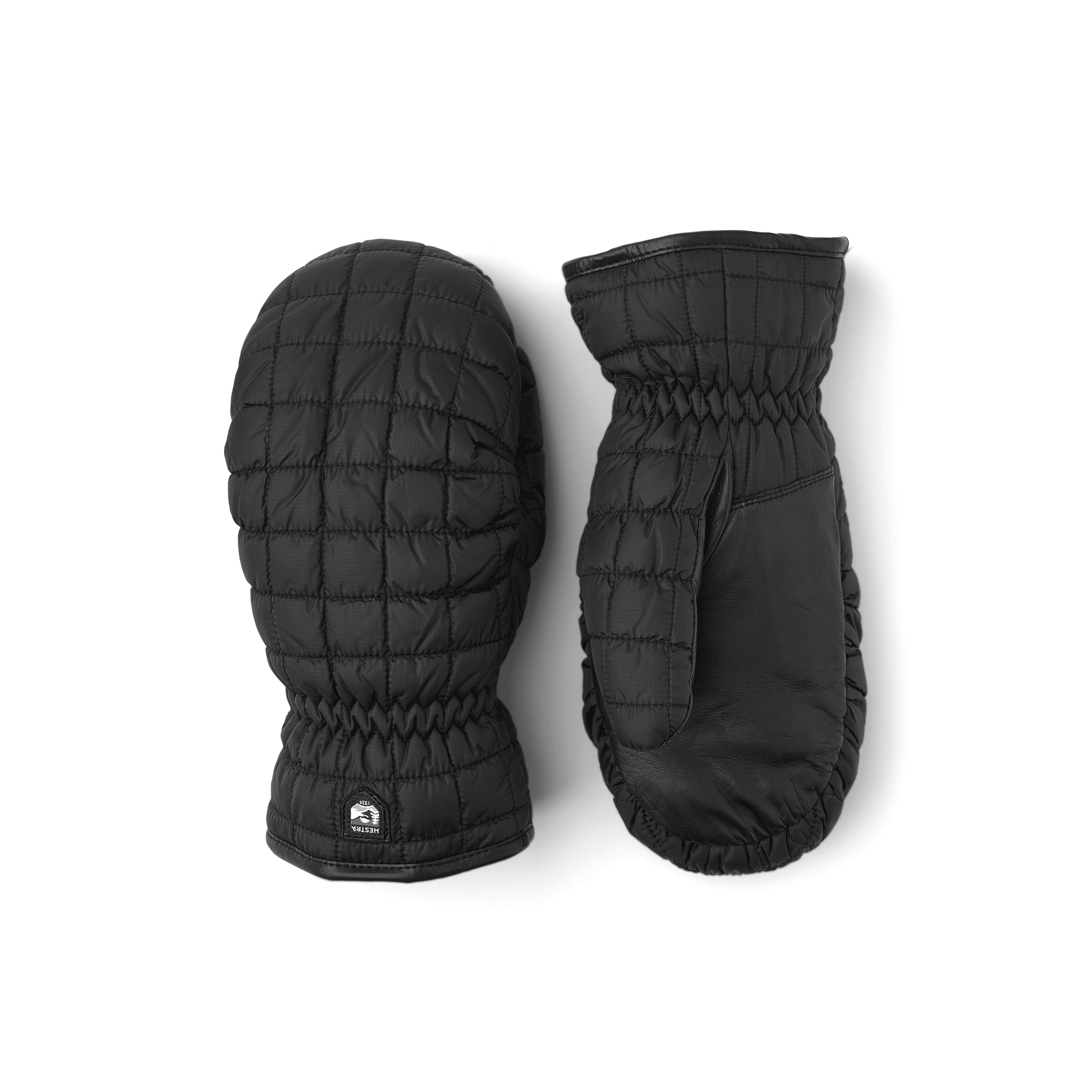 Black mitten with hairsheep palm  
 (1 of 5)