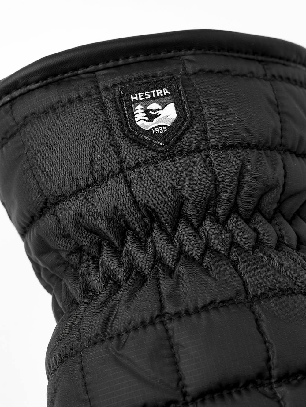 Black mitten with hairsheep palm  
 (3 of 5)