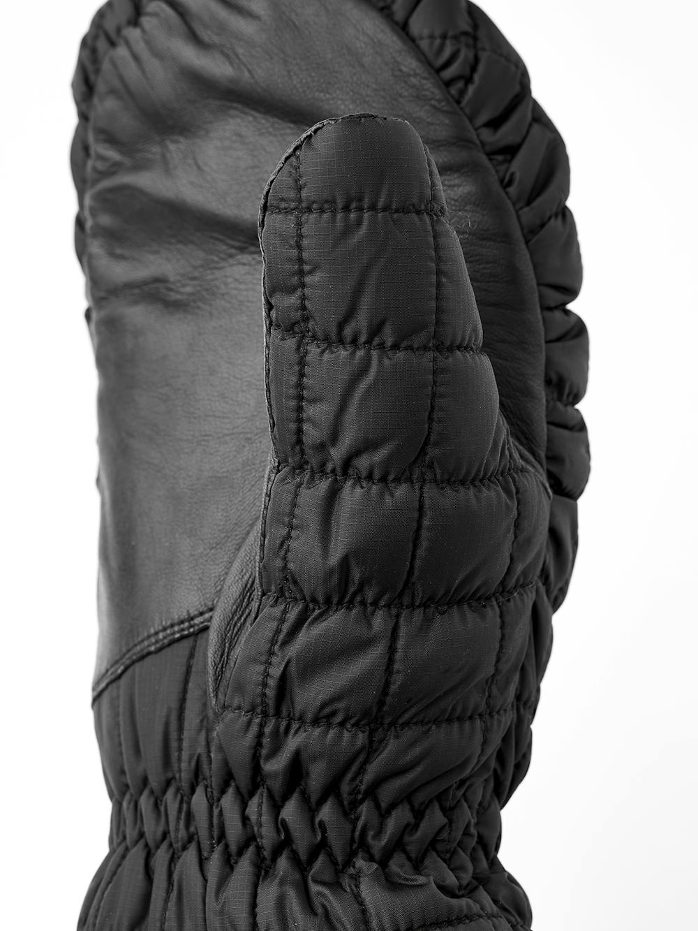 Black mitten with hairsheep palm  
 (4 of 5)