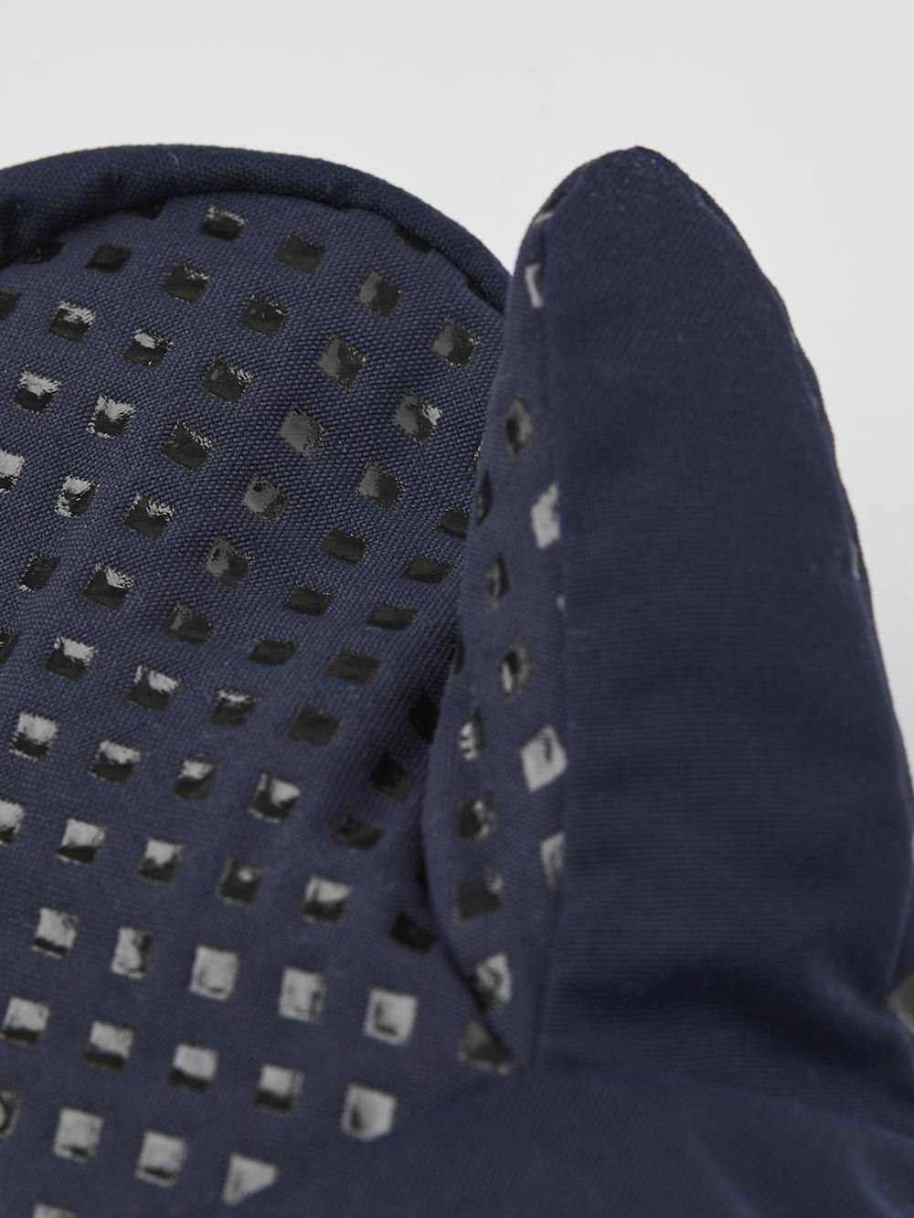 Dark blue fabric mitten with wrist adjustment (4 of 8)