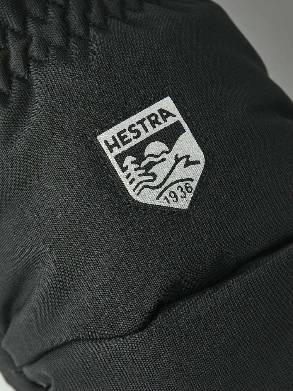 Black mitten with goat leather palm (3 of 4)