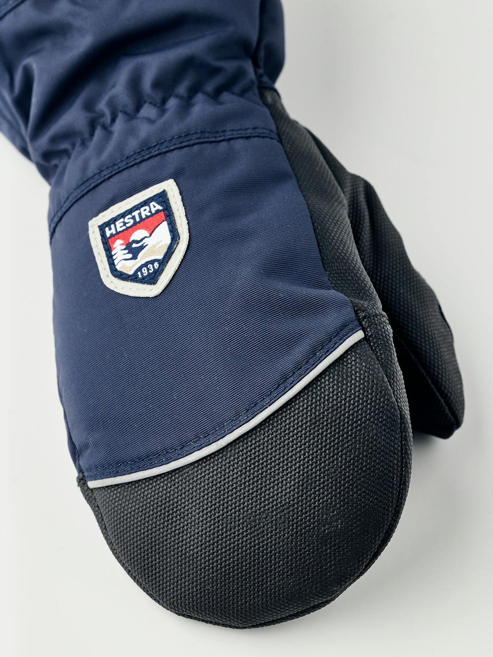 Dark blue fabric mitten with black palm (2 of 5)