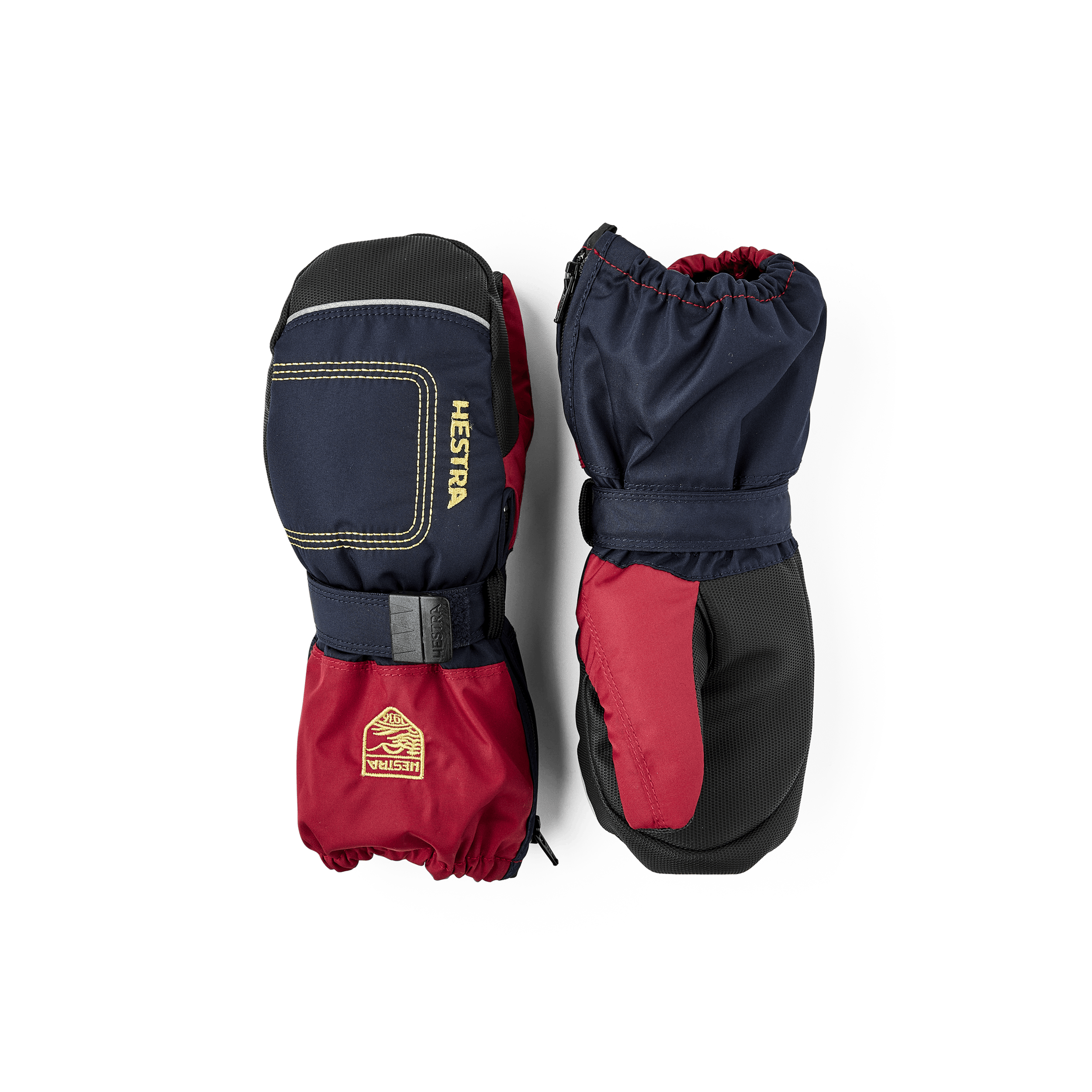 Baby Zip Long Mitt i färgen Dark navy/red (1 av 5)