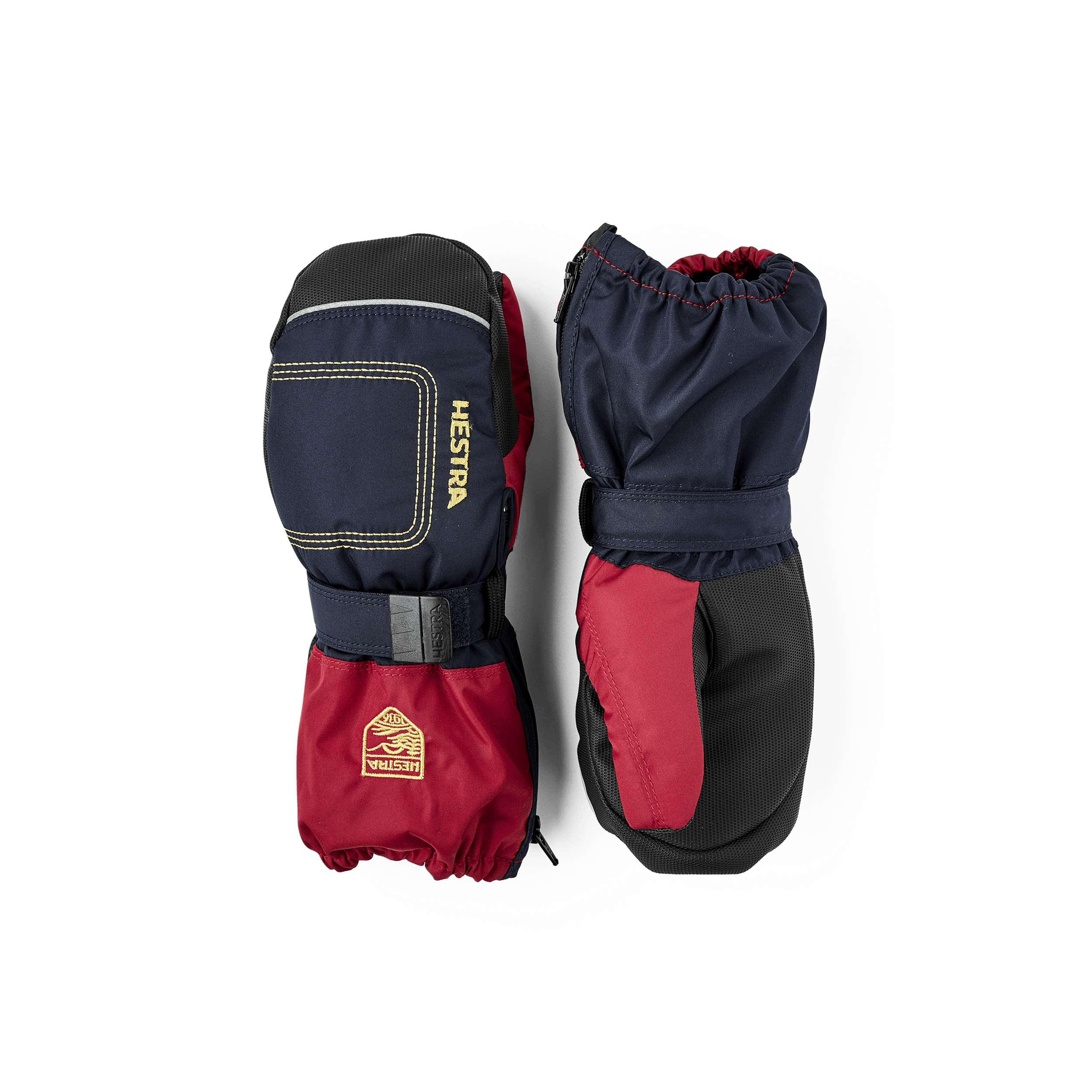 Baby Zip Long Mitt i färgen Dark navy/red (1 av 5)