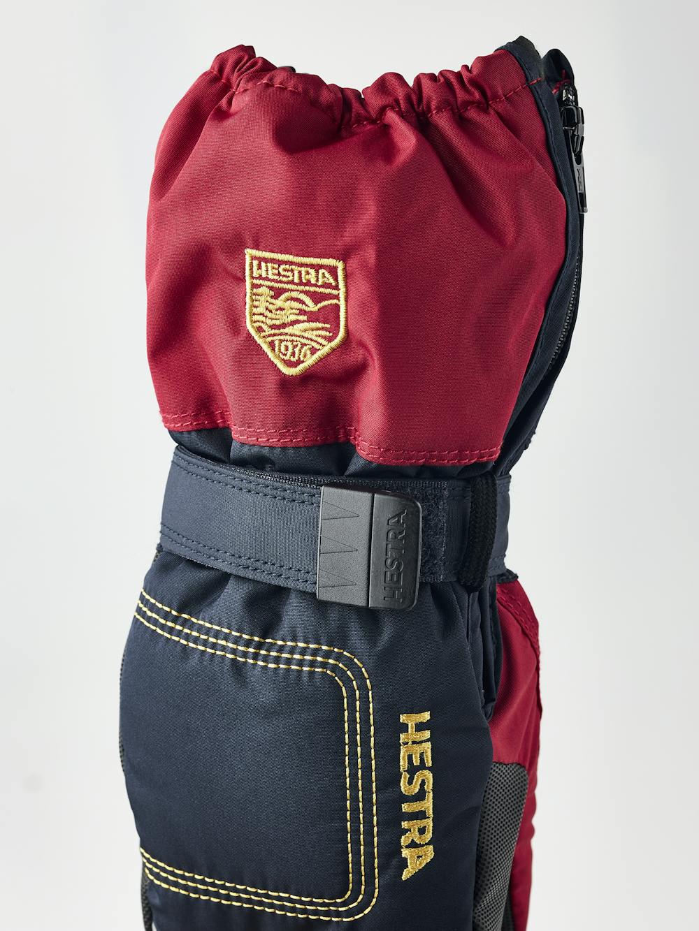 Baby Zip Long Mitt i färgen Dark navy/red (5 av 5)