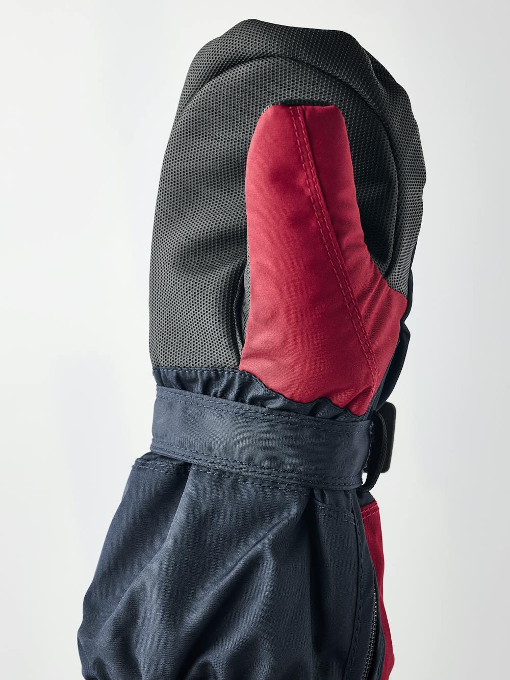 Baby Zip Long Mitt i färgen Dark navy/red (2 av 5)