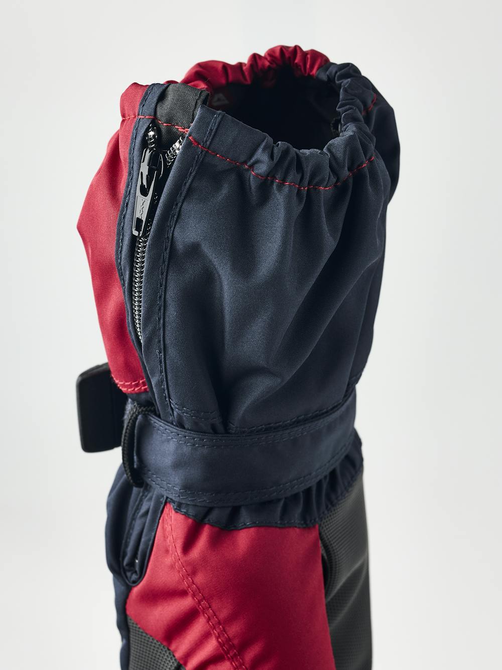 Baby Zip Long Mitt i färgen Dark navy/red (3 av 5)