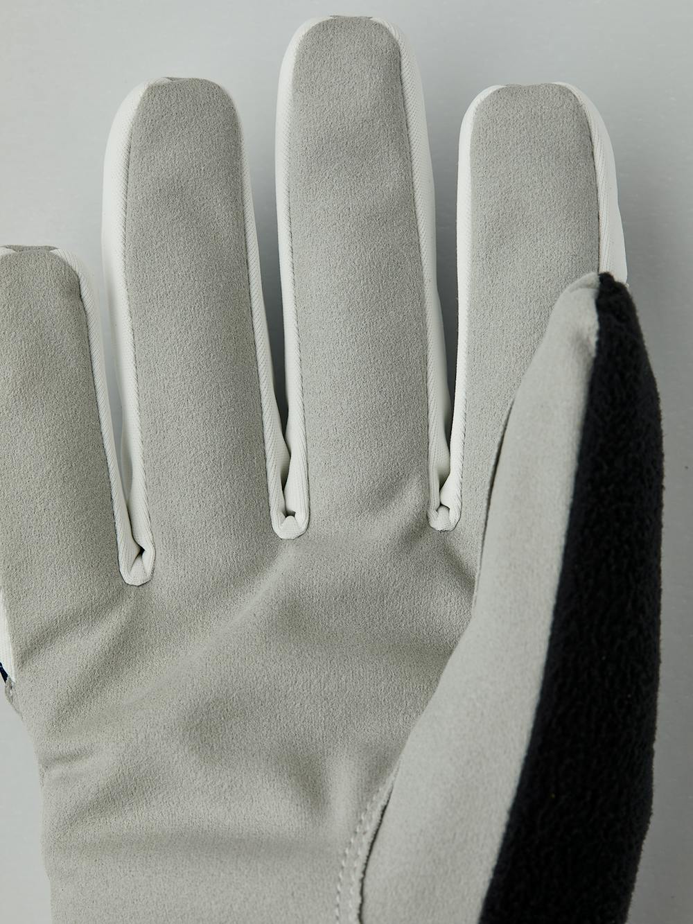 Dark blue print fabric cross-country ski glove with gray palm (5 of 5)