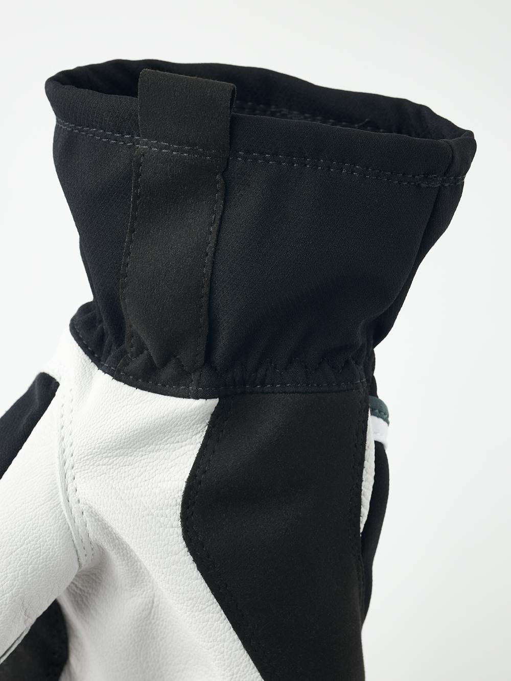Black cross-country glove with white goat leather palm (4 of 5)