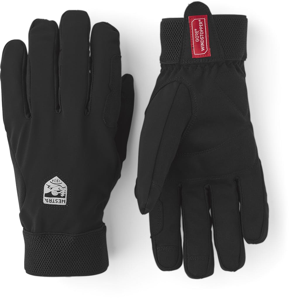 Windstopper Tracker 5-finger - Black | Gloves