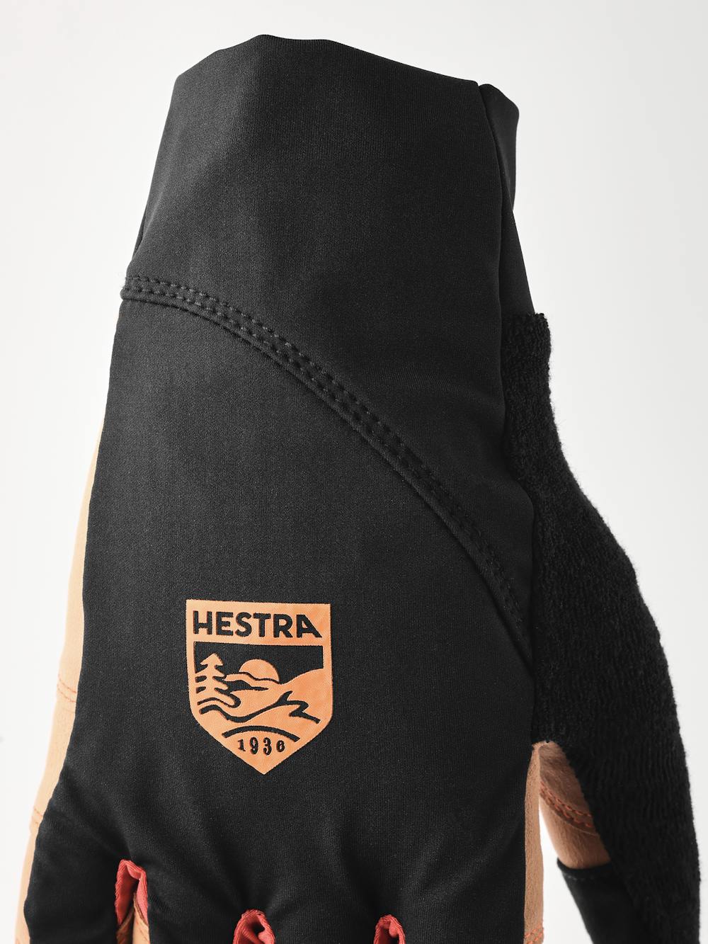 Ergo Grip Race Cut - 5 finger in the color Black/Tan (3 of 5)