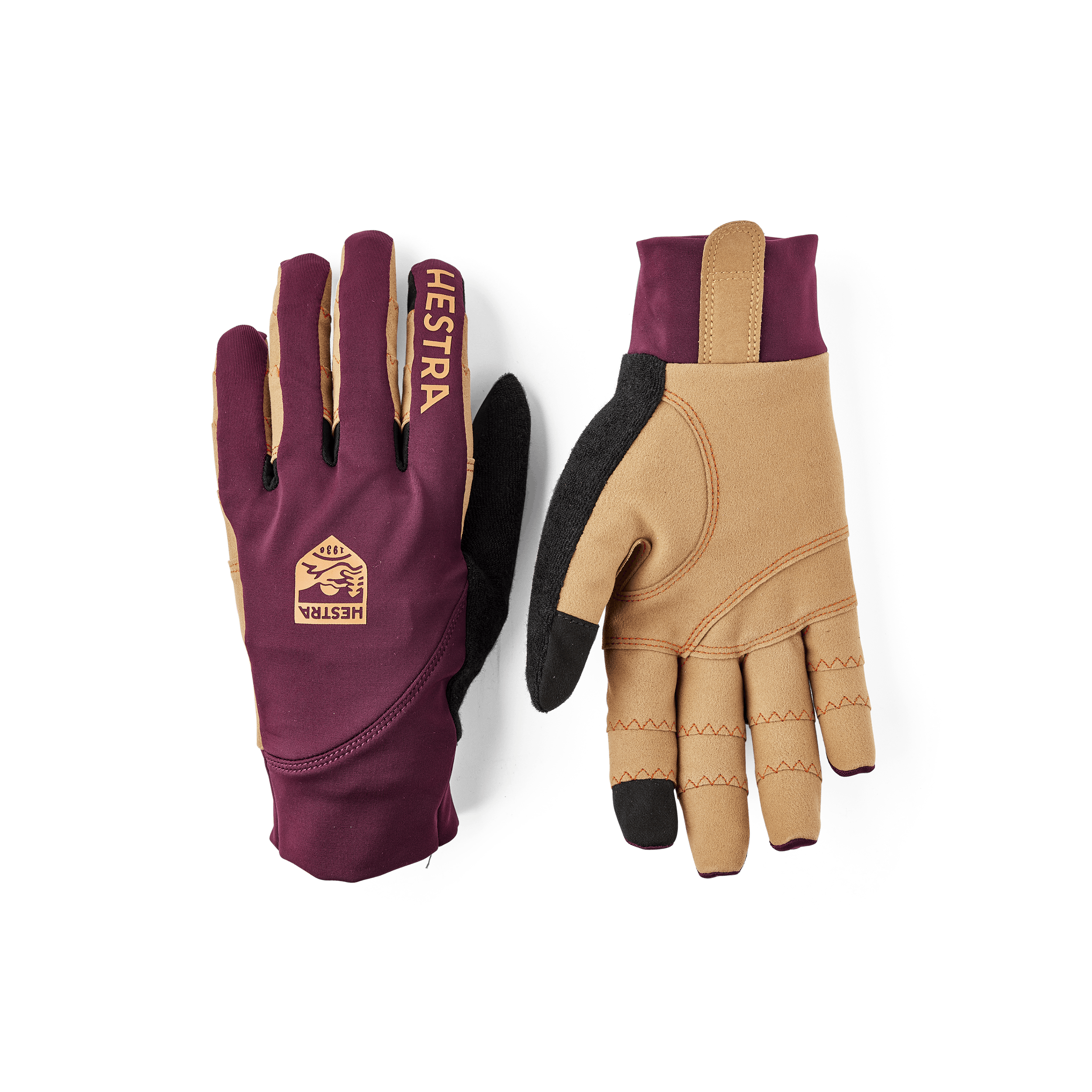 Ergo Grip Race Cut 5-finger in the color Bordeaux / Tan (1 of 9)