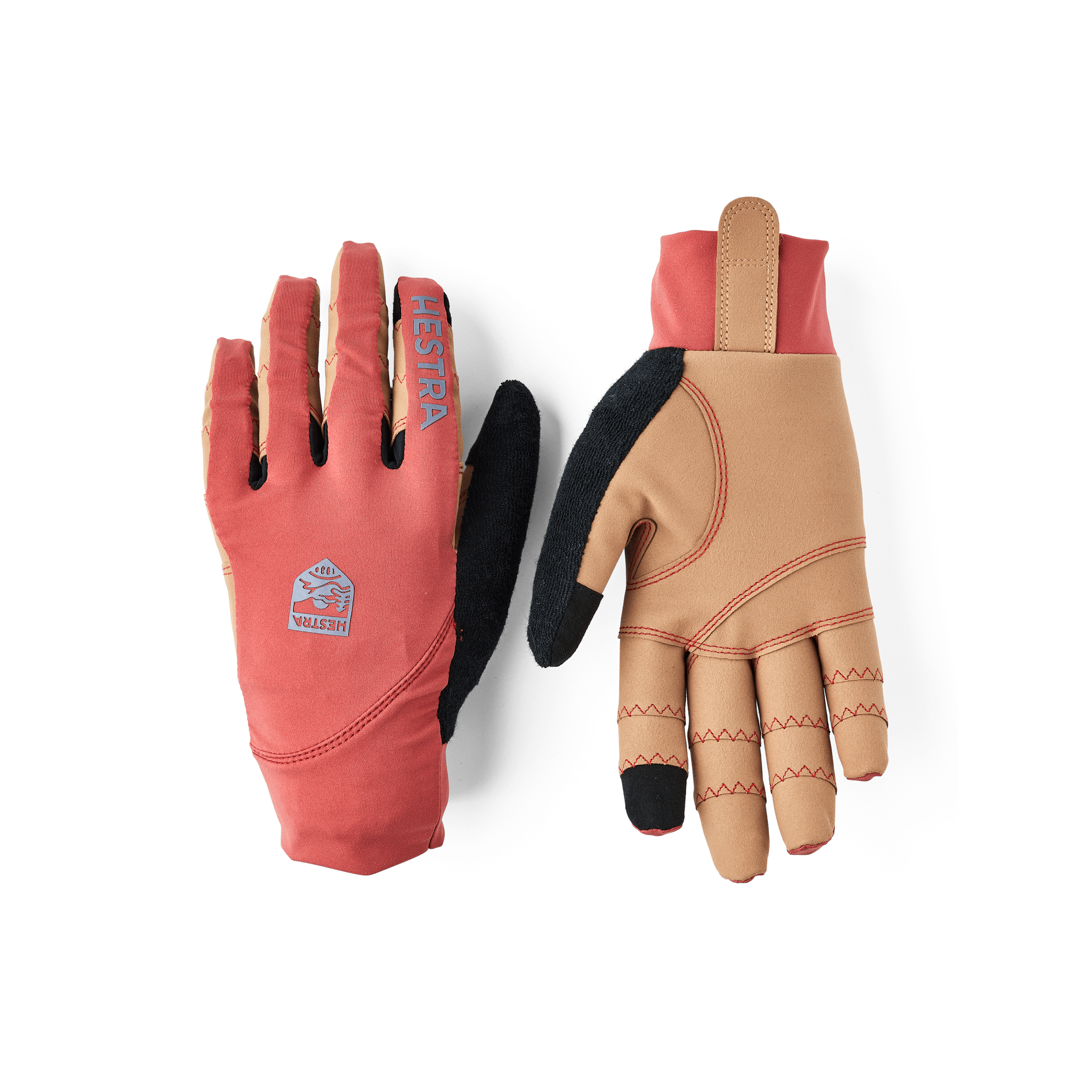 Ergo Grip Race Cut - 5 finger in der Farbe Rust/Tan (1 oder 5)