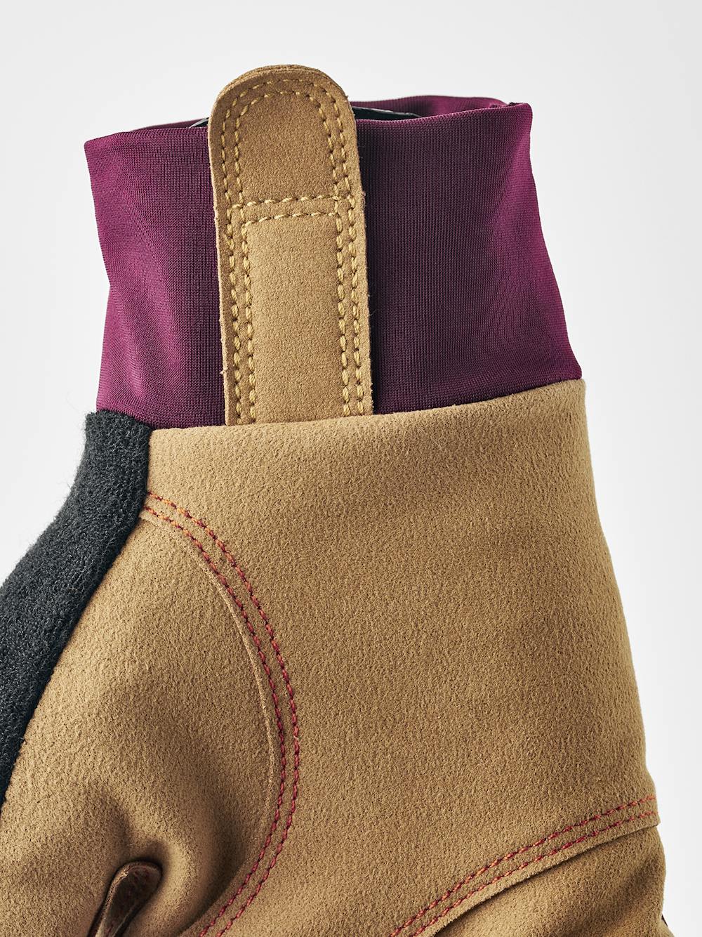 Ergo Grip Race Cut 5-finger in the color Bordeaux / Tan (8 of 9)