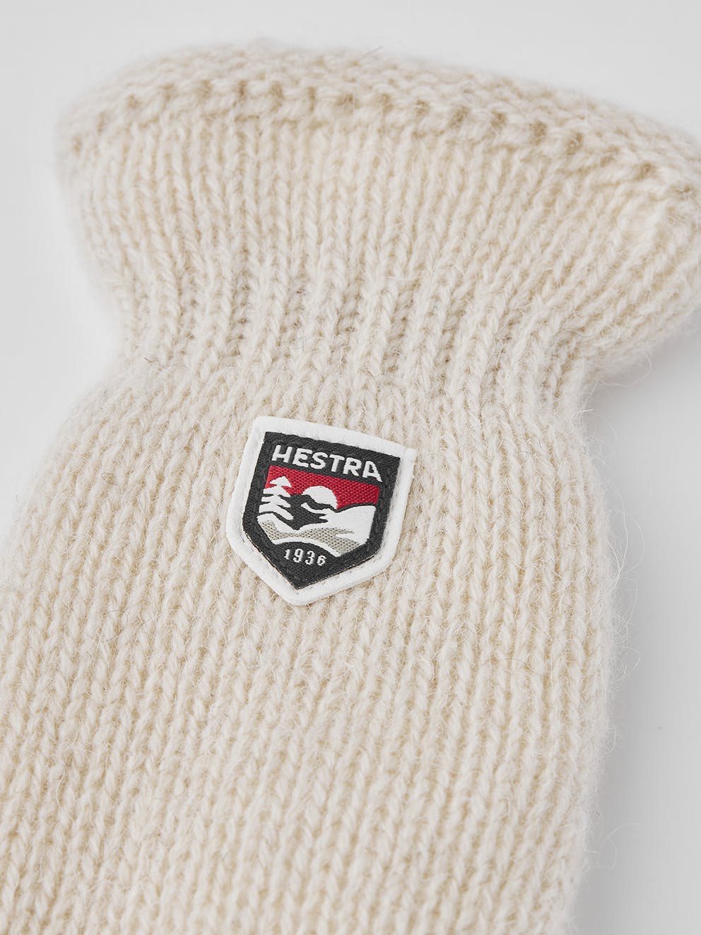 Basic Wool Mitt Offwhite Hestra Gloves