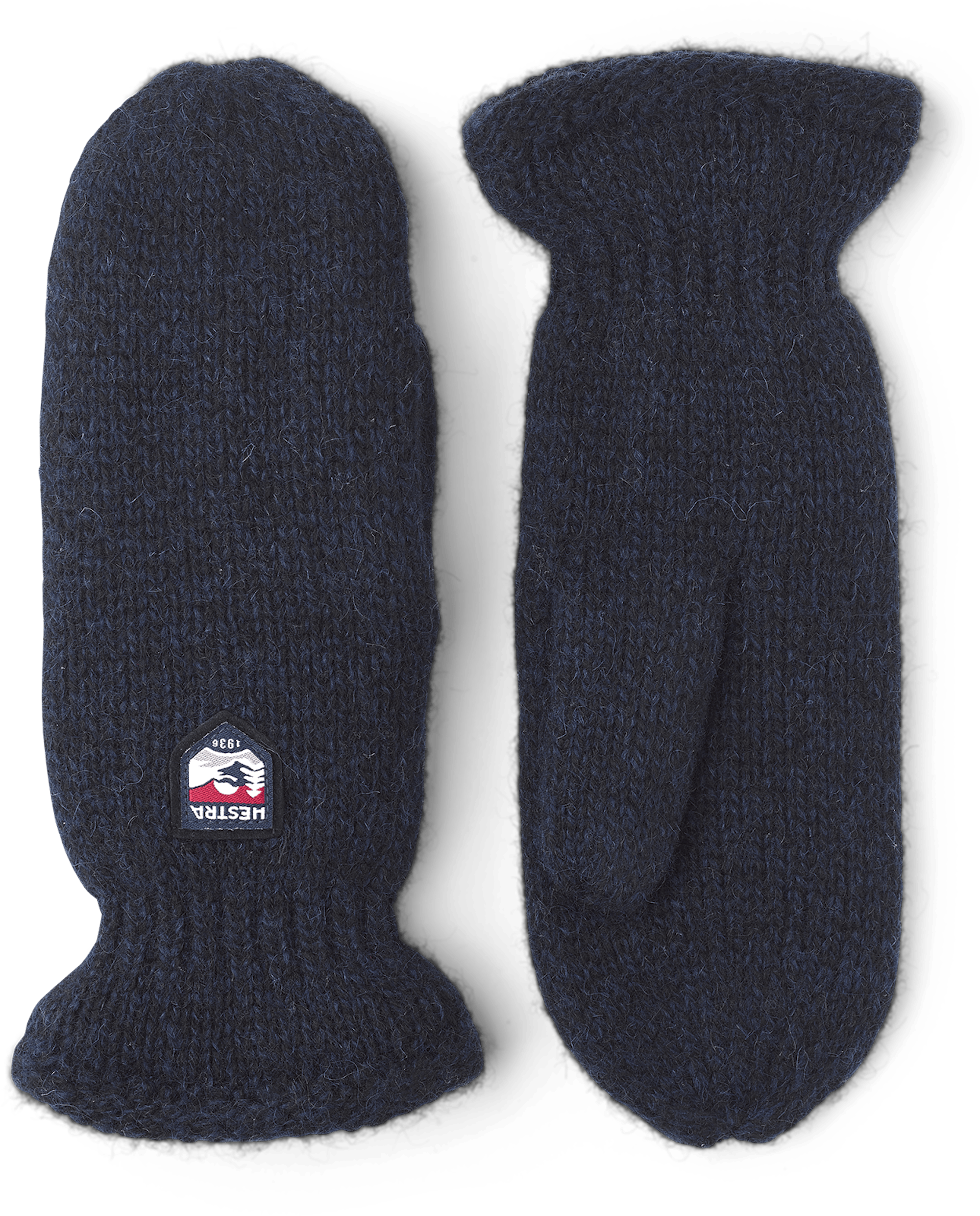 Dunkelblauer Strickfäustling aus Shetlandwolle (1 oder 2)