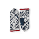 Color: Medium blue & off-white