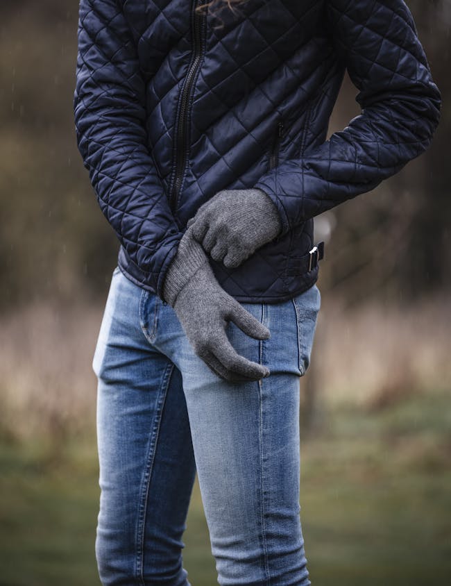 Image displaying Men's cashmere glove 2½ Bt (1 of 4)
