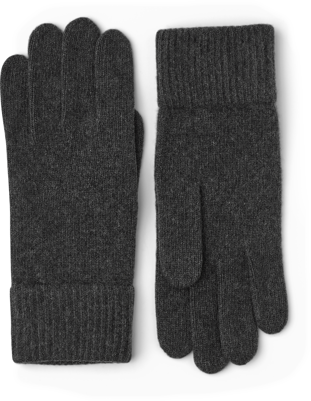 Men's cashmere glove 2½ Bt - Charcoal