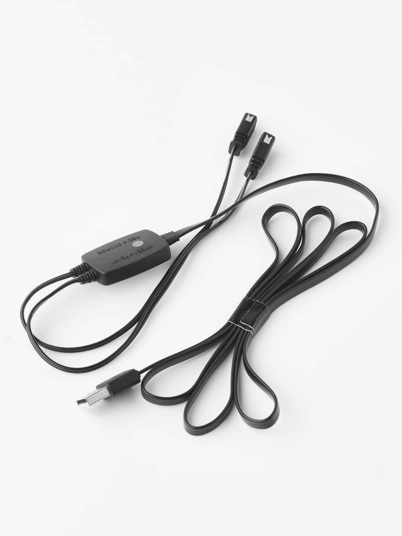 Battery charger for heated gloves